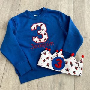 1 Pack corona + sudadera nombre