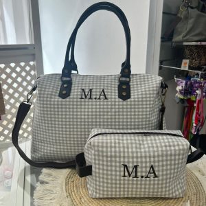 Bolso + Neceser Cuadro Vichy